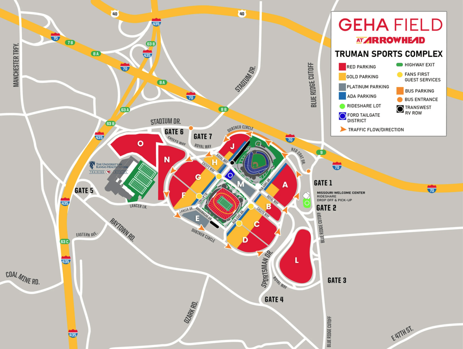 Best Seats at Arrowhead Stadium - Chiefs Seating Chart