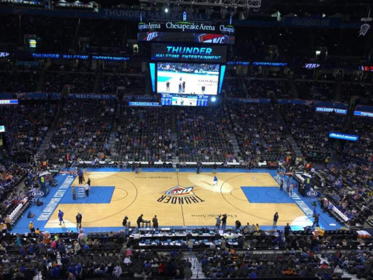 Paycom Center Riser Seats The Best Seats for Oklahoma City Thunder at Paycom Center