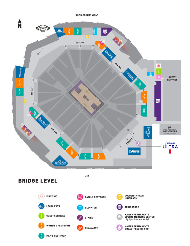 200 level golden 1 center