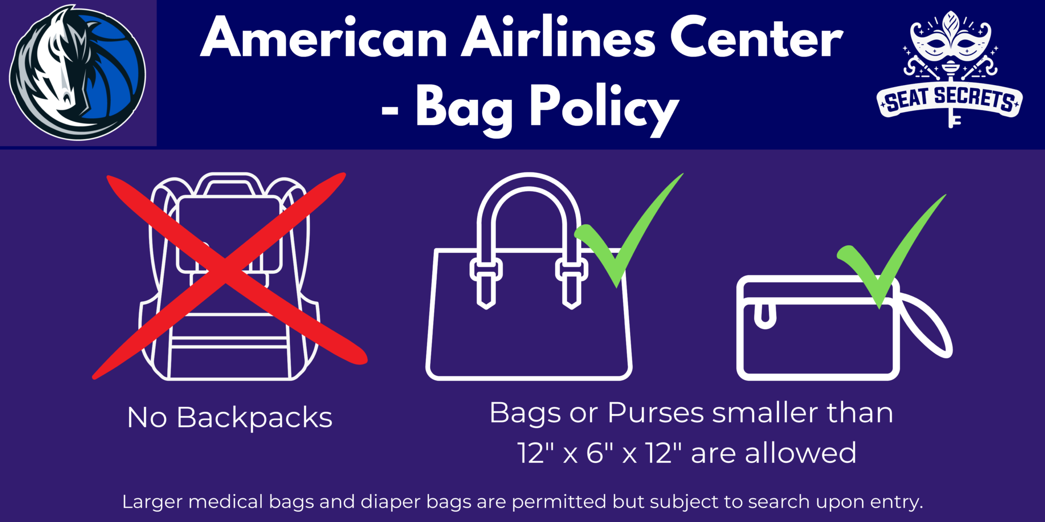 Bag Policy For American Airlines Center